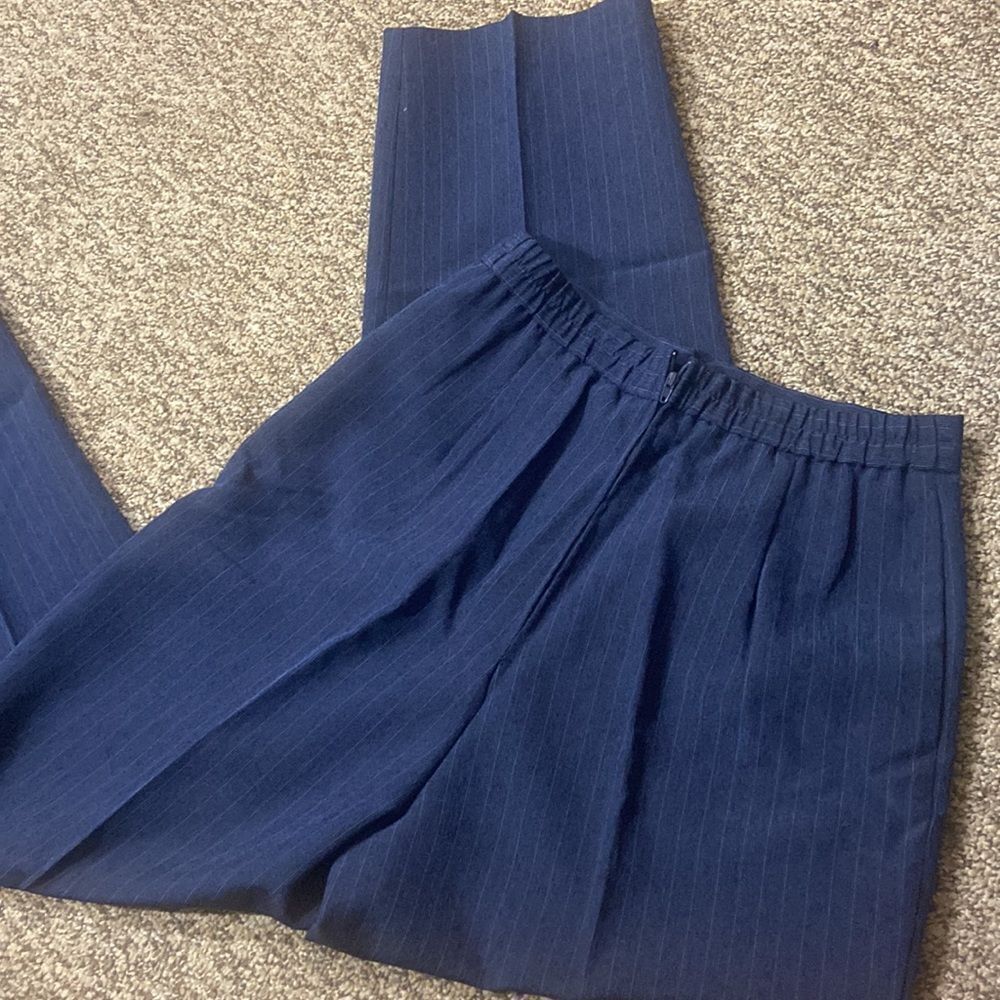 Pants Dress Stripes Color Blue Size 6